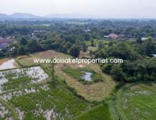 (LS324-03) Land with Beautiful Views Close to the Main Road For Sale in Doi Saket