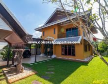 (HS327-02) Lovely 2-Bedroom Home with Pretty Grounds in a Great Location for Sale in Choeng Doi, Doi Saket