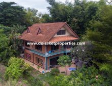 (HS329-05) 5-Bedroom Family Home and Guest Bungalow with Gorgeous Gardens for Sale near Tao Garden in Luang Nuea, Doi Saket