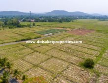 (LS365-09) 9.5+ Rai of Great Land with Nice Views for Sale in Pa Pong, Doi Saket, Chiang Mai