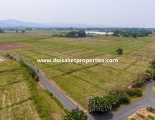 (LS367-01) 1.75 Rai of Great Land with Nice Views for Sale in Pa Pong, Doi Saket, Chiang Mai