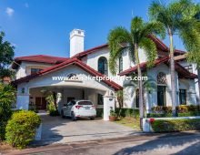 (HS343-04) Luxurious Large Spanish Villa Style Home for Sale in Palm Springs, Nong Hoi, Chiang Mai