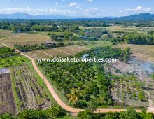 (LS377-04) Beautiful 4+ Rai Plot of Land with Great Views for Sale in Luang Nuea, Doi Saket