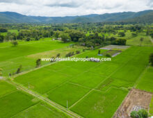 (LS385-04) 4+ Rai of Land with Mountain Views for Sale in Huai Sai, San Kamphaeng